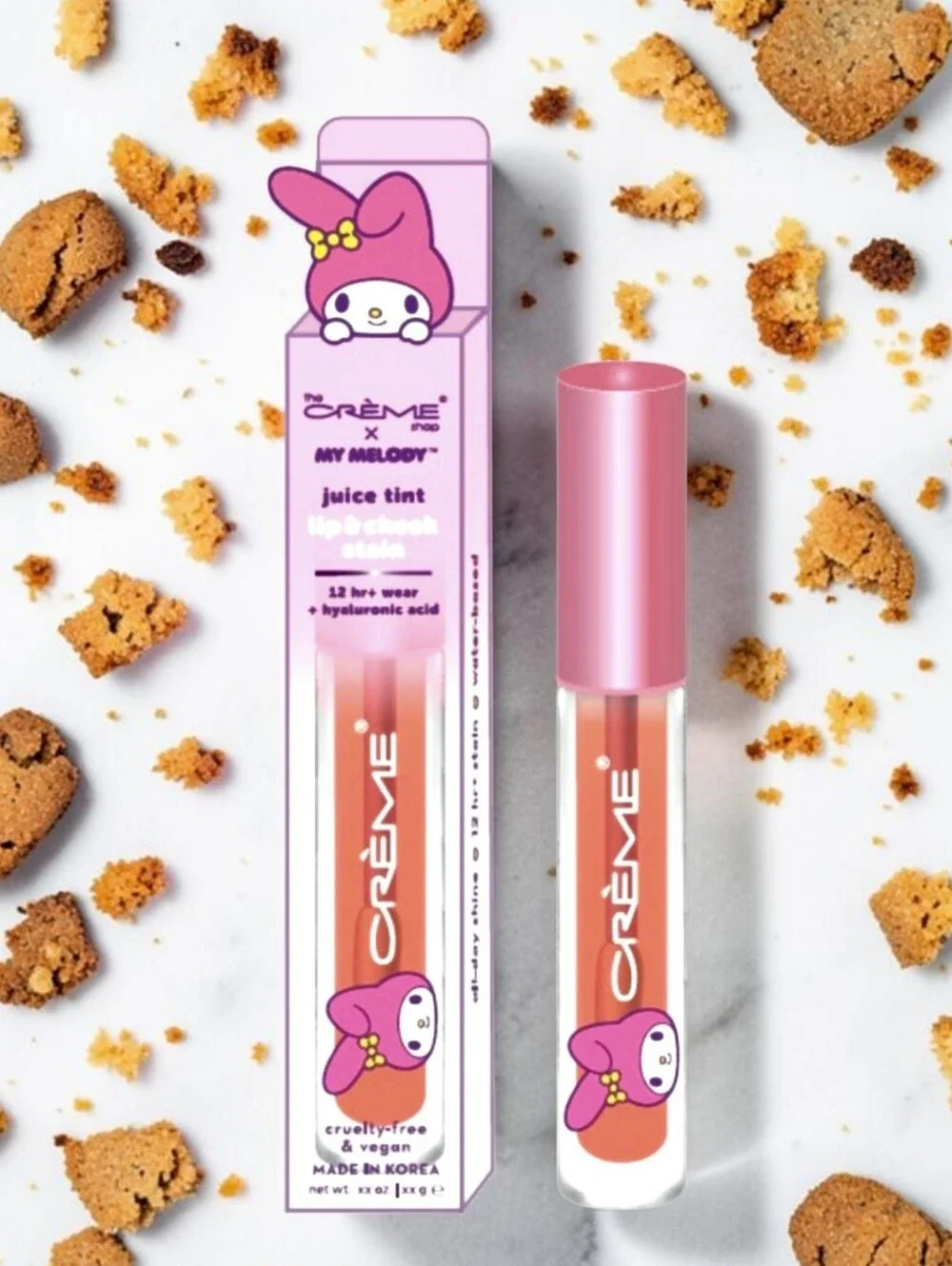 The Crème Shop x My Melody Juice Tint Lip & Cheek Stain In Cookie Crush